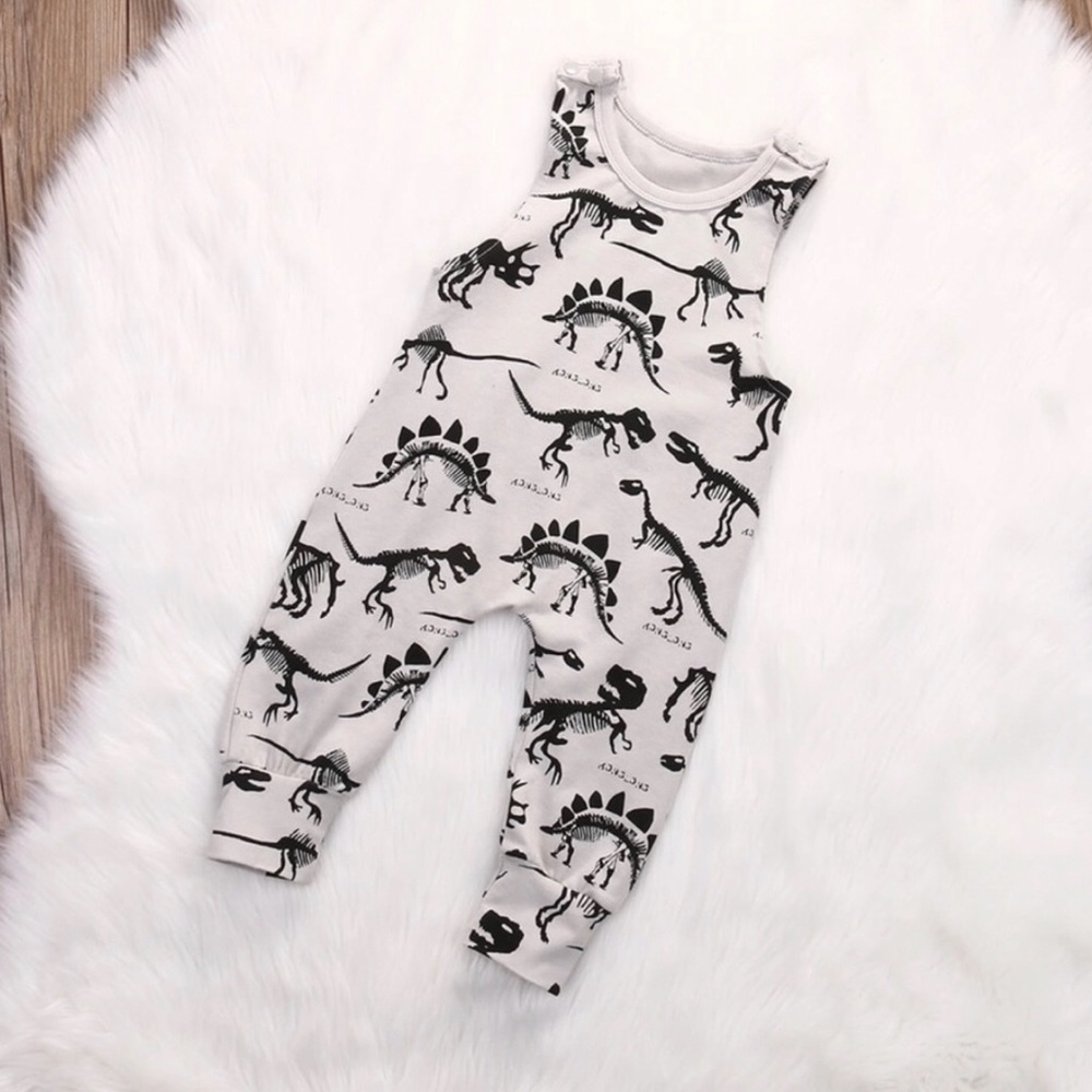 6-9M Baby Infant Dinosaur Skeleton Onesie Jumper